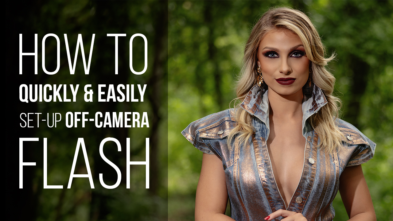 yt thumbnail how to quickly and easily set up off camera flash
