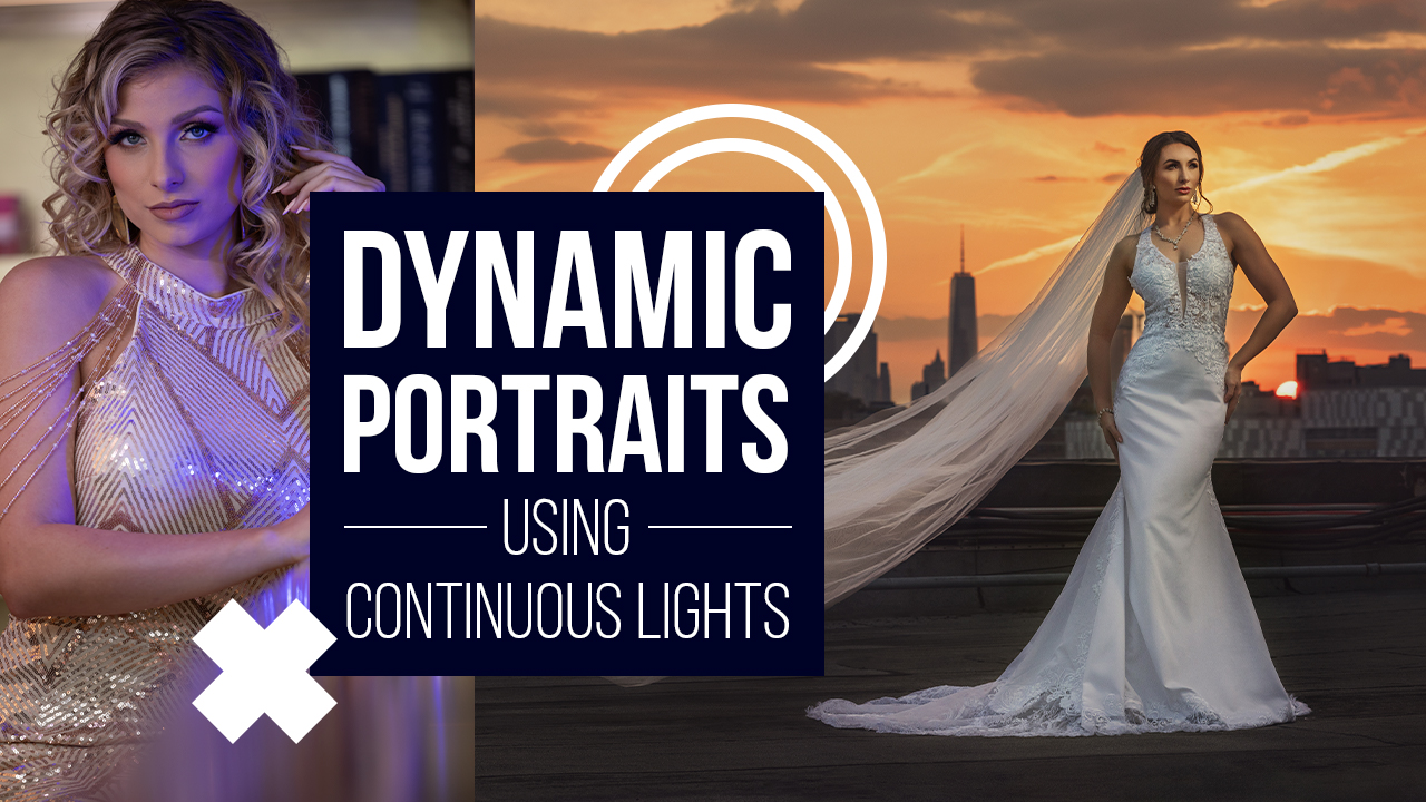 yt thumbnail dynamic portraits using continuous lights